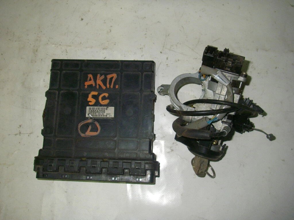 Блок управління двигуном комплект 2.4 АКПП Mitsubishi Galant (DJ) 2003-2012 1860A056 (14097) від компанії Автозапчастини б/в для японських автомобілів - вибирайте Razborka6062 - фото 1