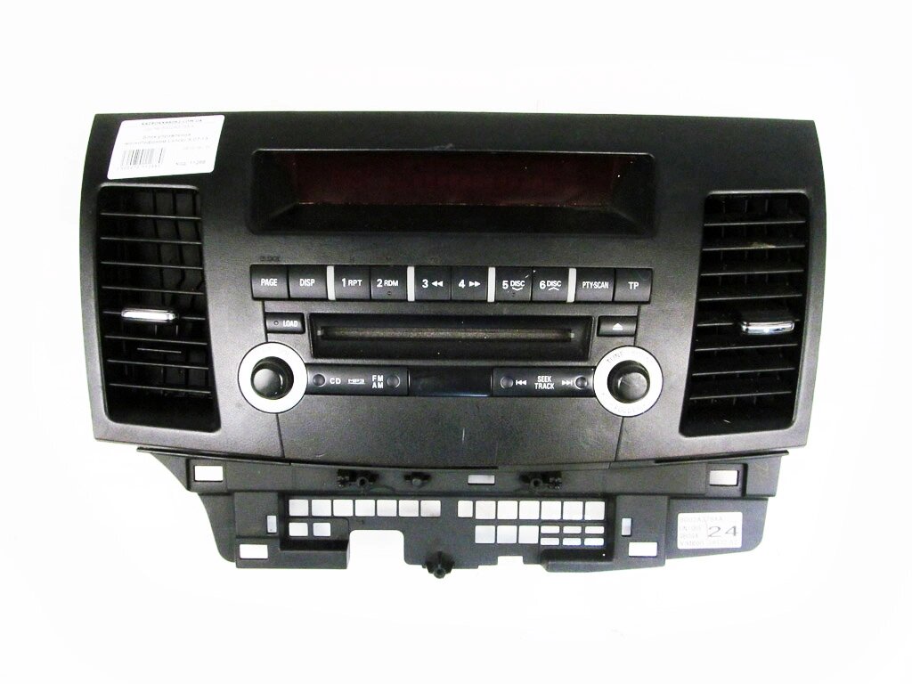 Блок управління магнітофоном Mitsubishi Lancer X 2007-2013 8002A378XA (11288) від компанії Автозапчастини б/в для японських автомобілів - вибирайте Razborka6062 - фото 1