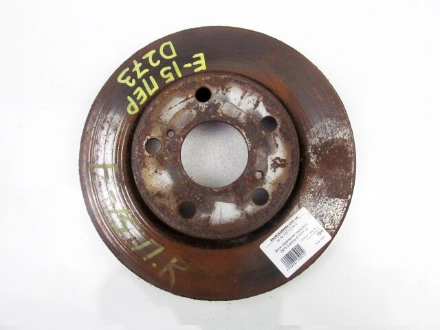 Диск гальмівний передній D273 Toyota Corolla E15 2007-2013 4351202200 (8205) 26 мм від компанії Автозапчастини б/в для японських автомобілів - вибирайте Razborka6062 - фото 1