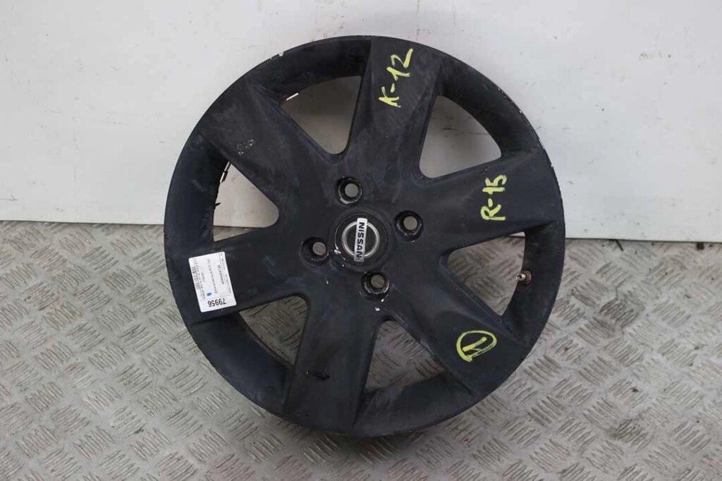 Диск колісний R15 1шт Nissan Micra (K12) 2002-2011 40300AX725 (79956) R15 5.5J 15*5.5/4*100/50/60.1 від компанії Автозапчастини б/в для японських автомобілів - вибирайте Razborka6062 - фото 1