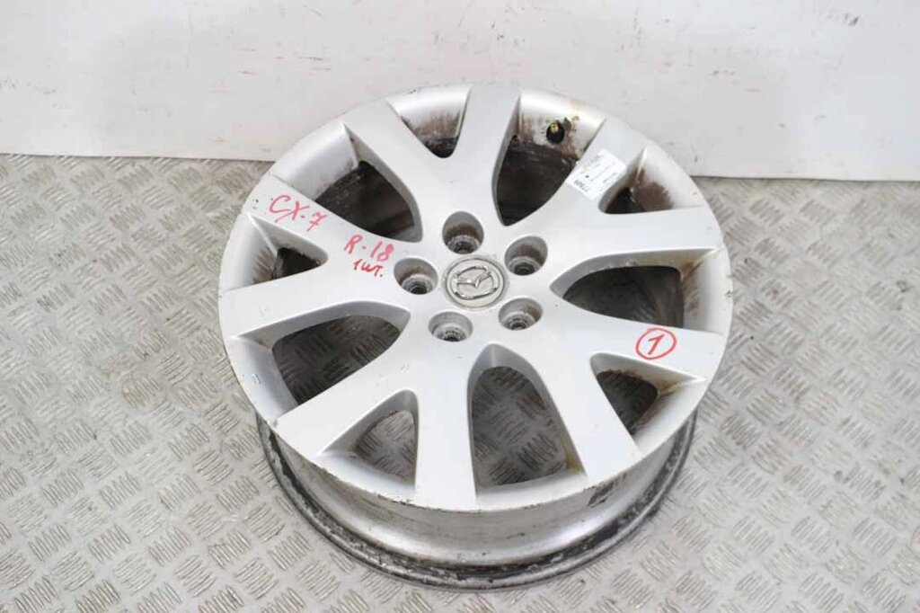 Диск колісний R18 1шт. Mazda CX-7 2006-2012 9965047580 (77809) 18x7 1/2 J50 від компанії Автозапчастини б/в для японських автомобілів - вибирайте Razborka6062 - фото 1