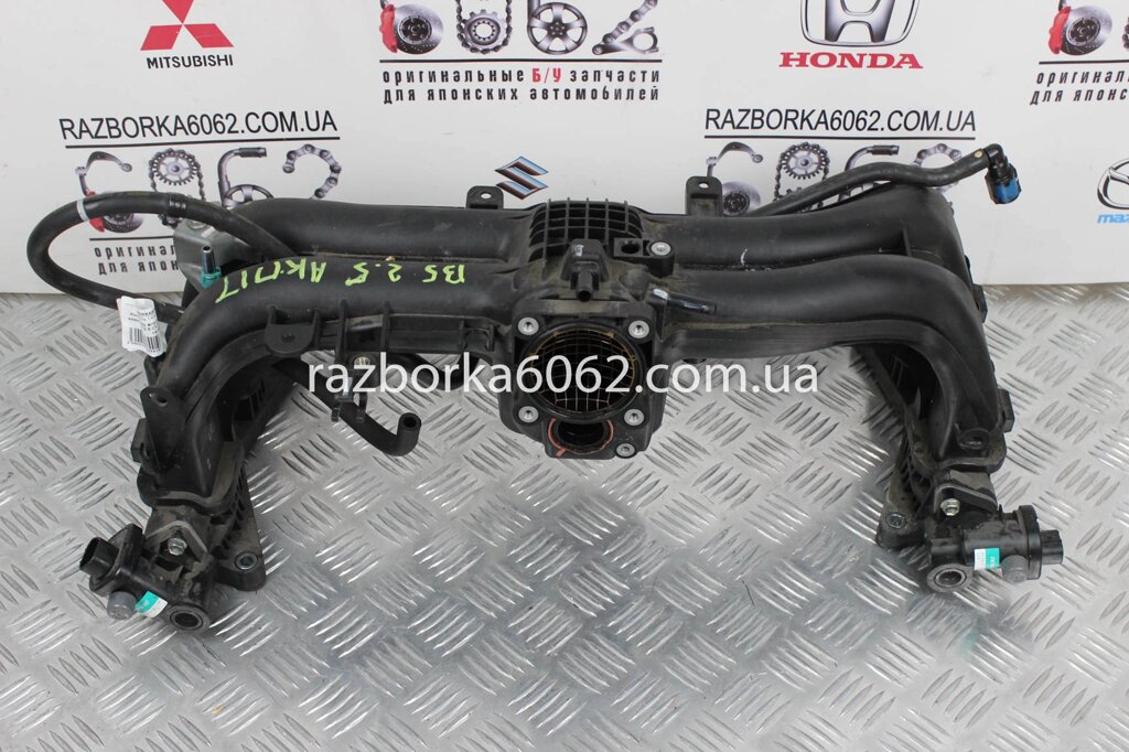 Колектор впускний пластик комплект 2.5 CVT Subaru Outback (BS / BN) 2014-2020 14001AC33A (33991) від компанії Автозапчастини б/в для японських автомобілів - вибирайте Razborka6062 - фото 1