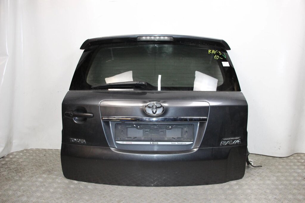 Кришка багажника без запаски в зборі 09- Toyota RAV-4 III 2005-2012 6700542351 (65408) від компанії Автозапчастини б/в для японських автомобілів - вибирайте Razborka6062 - фото 1