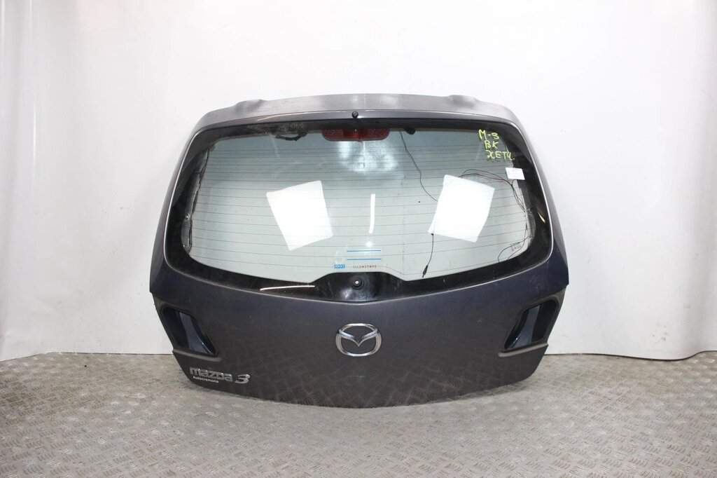 Кришка багажника хетчбек Mazda 3 (BK) 2003-2008 BP4K62761B (2721) від компанії Автозапчастини б/в для японських автомобілів - вибирайте Razborka6062 - фото 1