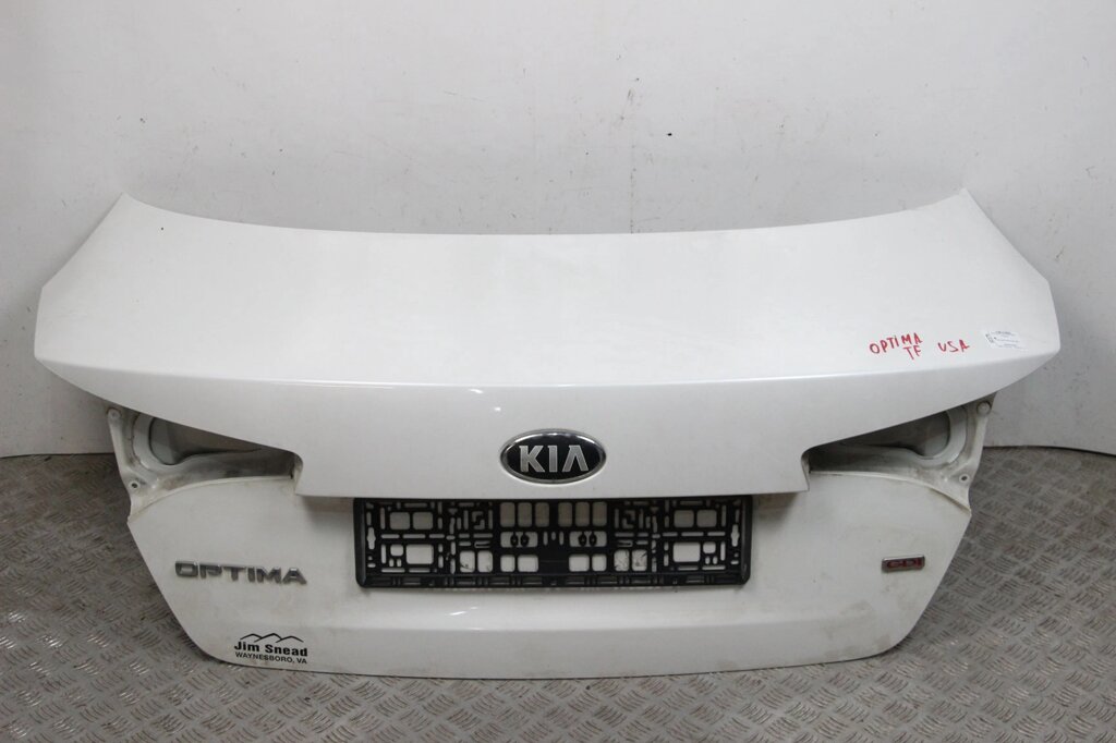 Кришка багажника USA -14 Kia Optima (TF) 2010-2016 692004C000 (52379) від компанії Автозапчастини б/в для японських автомобілів - вибирайте Razborka6062 - фото 1