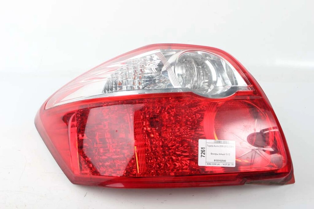 Ліхтар лівий 10-12 Toyota Auris 2006-2012 8155102540 (7261) KOITO від компанії Автозапчастини б/в для японських автомобілів - вибирайте Razborka6062 - фото 1