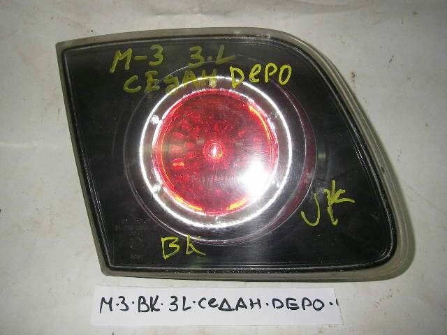 Ліхтар лівий внутрішній 06- седан DEPO Mazda 3 (BK) 2003-2008 BN9B513G0C (5733) від компанії Автозапчастини б/в для японських автомобілів - вибирайте Razborka6062 - фото 1