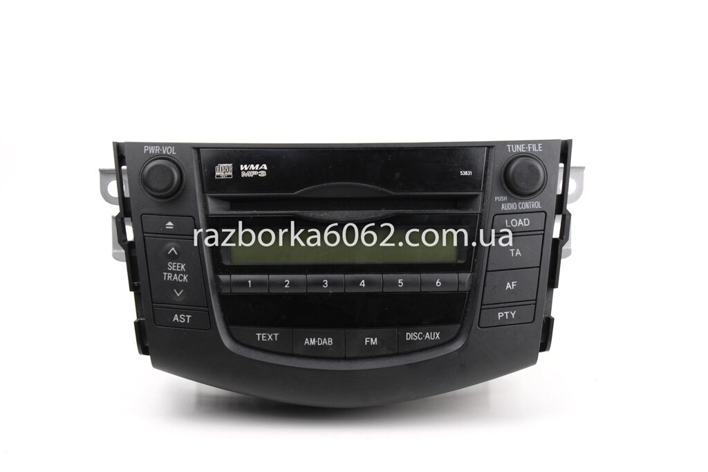 Магнітофон 10- MP3 Toyota RAV-4 III 2005-2012 8612042280 (27808) від компанії Автозапчастини б/в для японських автомобілів - вибирайте Razborka6062 - фото 1