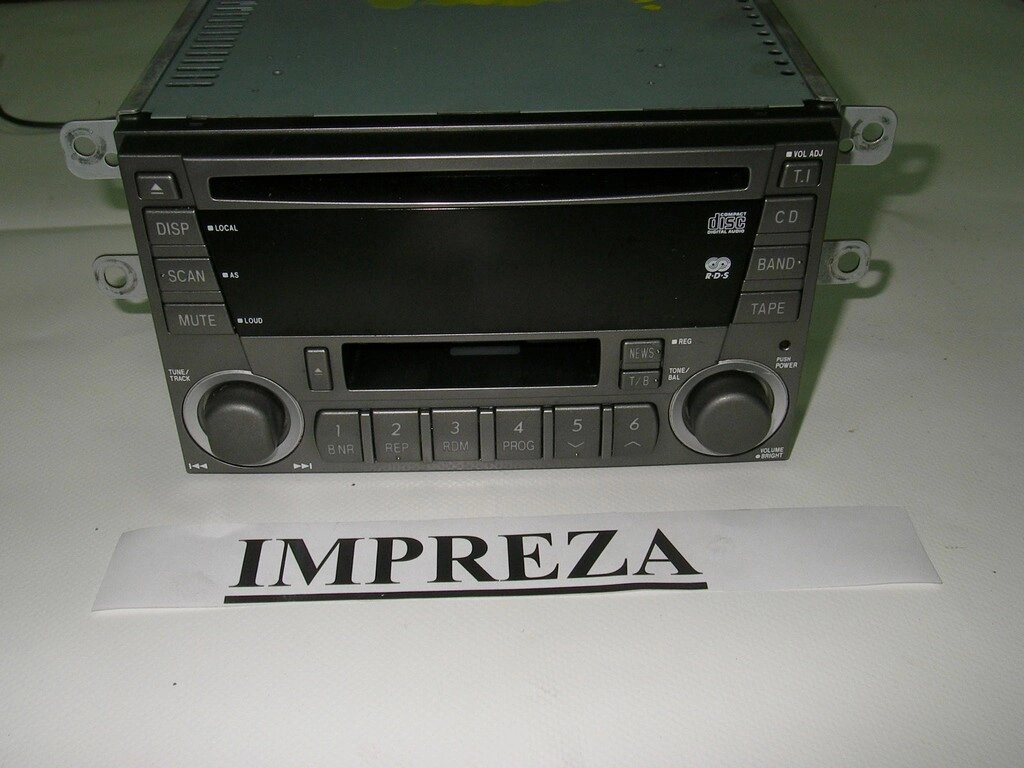 Магнітофон 2-х Діново Subaru Impreza (GD-GG) 2000-2007 (3086) від компанії Автозапчастини б/в для японських автомобілів - вибирайте Razborka6062 - фото 1
