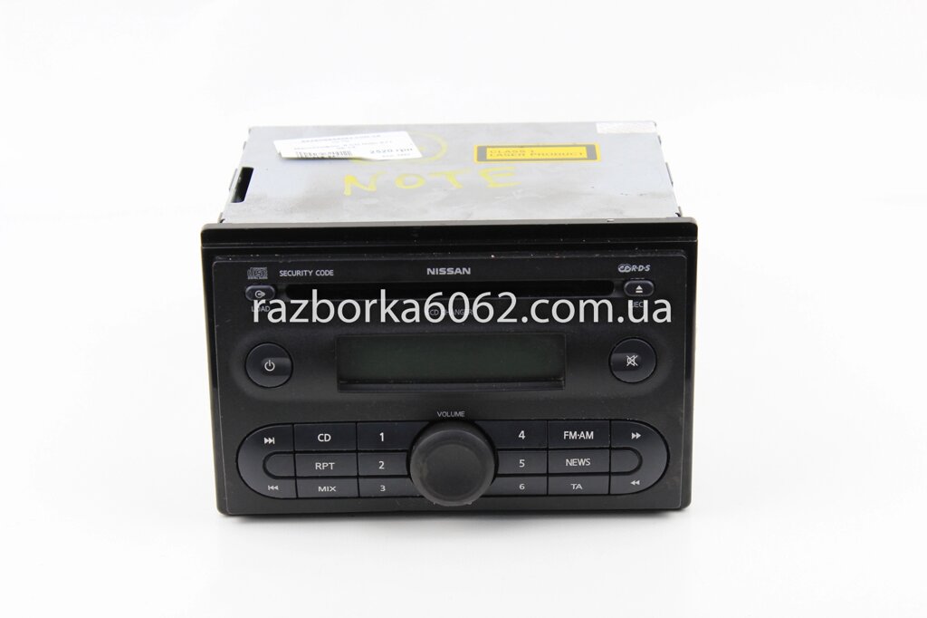 Магнітофон 6 CD Nissan Note (E11) 2006-2013 28184BC41A (5962) від компанії Автозапчастини б/в для японських автомобілів - вибирайте Razborka6062 - фото 1