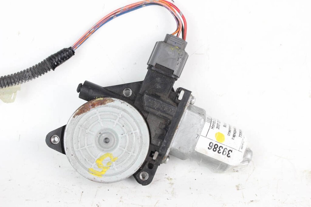 Моторчик склопідйомника передній лівий 6pin Honda Civic 5D (FK) 2007-2013 72250SMGE01 (39386) від компанії Автозапчастини б/в для японських автомобілів - вибирайте Razborka6062 - фото 1