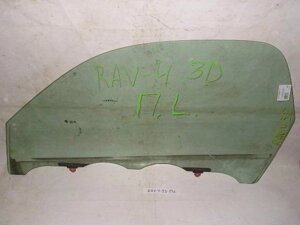 Скло двері переднє ліве 3D Toyota RAV-4 II 2000-2005 6810242140 (6009) в Києві от компании Автозапчасти б/у для японских автомобилей – выбирайте Razborka6062