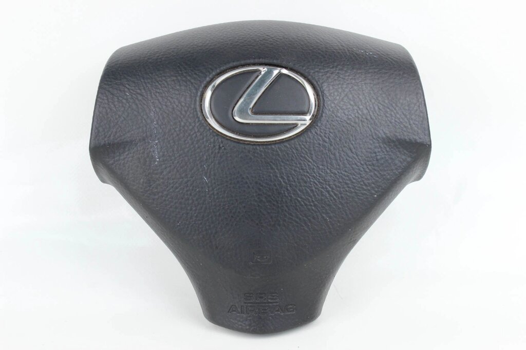 Подушка безпеки в кермо чорна Lexus RX (XU30) 2003-2008 4513048110C0 (8602) від компанії Автозапчастини б/в для японських автомобілів - вибирайте Razborka6062 - фото 1