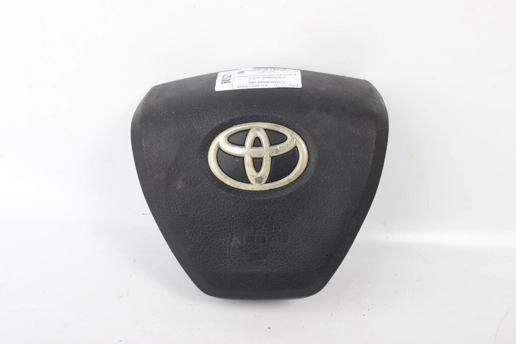 Подушка безпеки в кермо дефект EU Toyota Camry 50 2011- 4513006390C0 (80521) від компанії Автозапчастини б/в для японських автомобілів - вибирайте Razborka6062 - фото 1