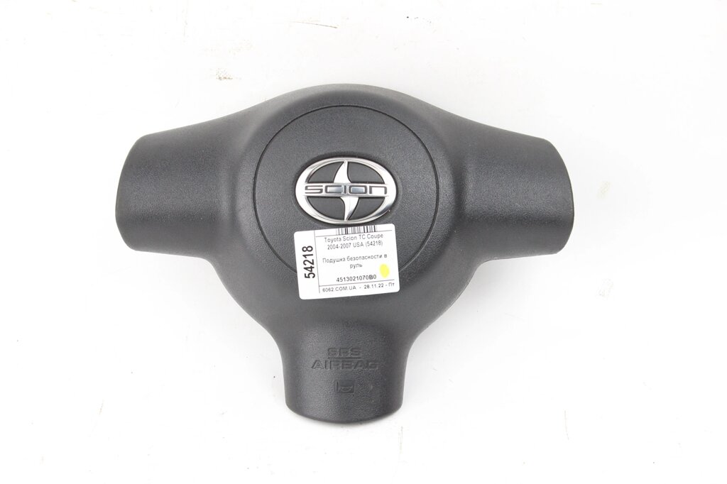 Подушка безпеки в рульовому колесі Toyota Scion TC Coupe 2004-2007 США 4513021070B0 (54218) від компанії Автозапчастини б/в для японських автомобілів - вибирайте Razborka6062 - фото 1