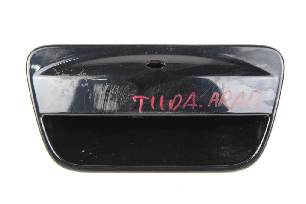 Ручка кришки багажника для кнопки Nissan Tiida (C11) 2007-2013 90606ZW80A (53672) від компанії Автозапчастини б/в для японських автомобілів - вибирайте Razborka6062 - фото 1