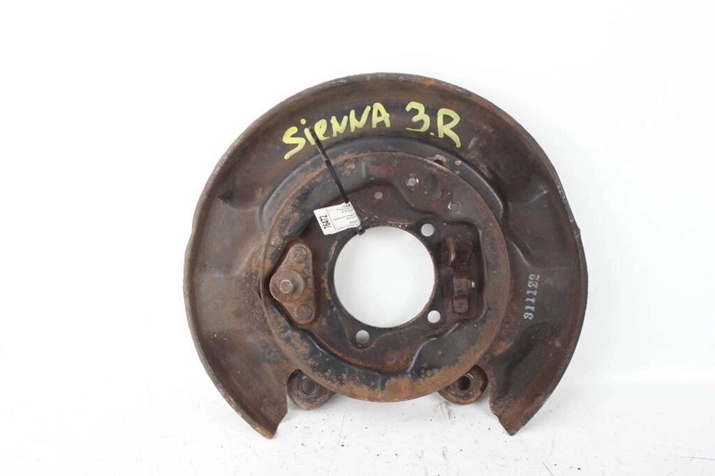 Щиток заднього гальмівного диска правий Toyota Sienna (XL20) 2003-2009 4650328030 (76472) від компанії Автозапчастини б/в для японських автомобілів - вибирайте Razborka6062 - фото 1