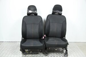 Сидіння тканинні комплект чорні LHD Subaru Forester (SH) 2008-2012 (8703)