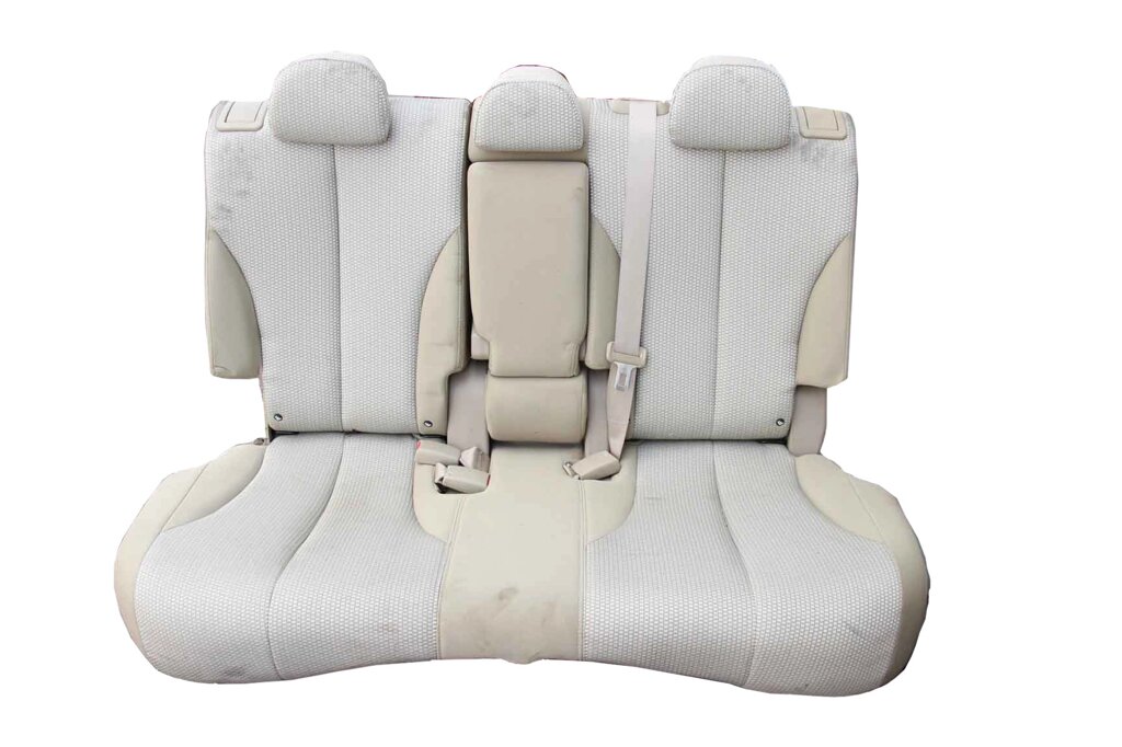 Сидіння заднє комплектне тканина бежеві Nissan Tiida (C11) 2007-2013  (64784) від компанії Автозапчастини б/в для японських автомобілів - вибирайте Razborka6062 - фото 1