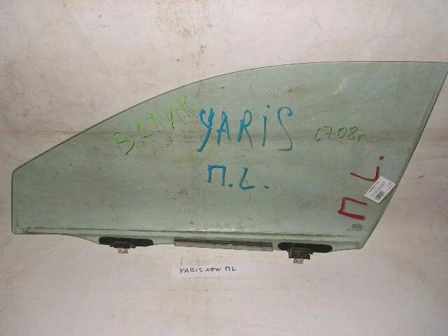 Скло двері переднє ліве Toyota Yaris 2005-2011 6812052180 (6004) від компанії Автозапчастини б/в для японських автомобілів - вибирайте Razborka6062 - фото 1