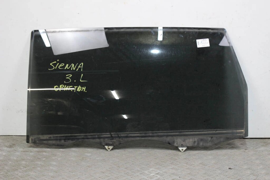 Скло двері заднє ліве оригінальна тонування Toyota Sienna (XL20) 2003-2009 6276008040 (76509) від компанії Автозапчастини б/в для японських автомобілів - вибирайте Razborka6062 - фото 1
