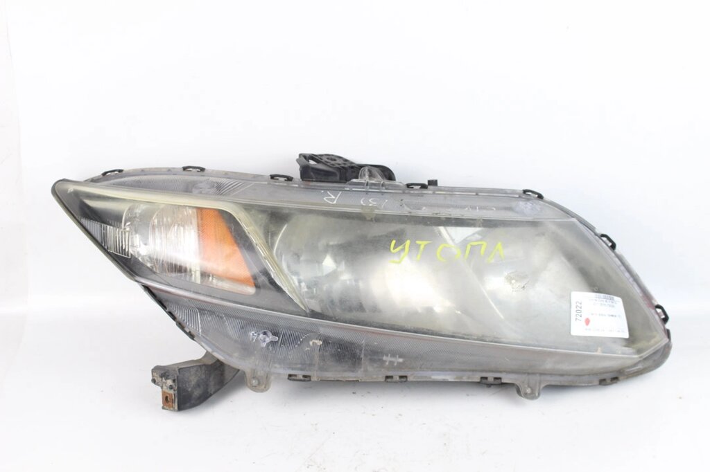 Скло фари праве 13- Honda Civic 4D (FB/FG) 2011-2015 33100TR0A51 (72022) від компанії Автозапчастини б/в для японських автомобілів - вибирайте Razborka6062 - фото 1