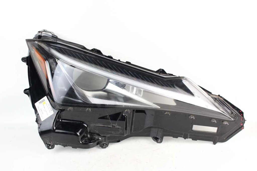 Скло фари RH DRL USA Lexus UX 2018- 8114076220 (75343) від компанії Автозапчастини б/в для японських автомобілів - вибирайте Razborka6062 - фото 1