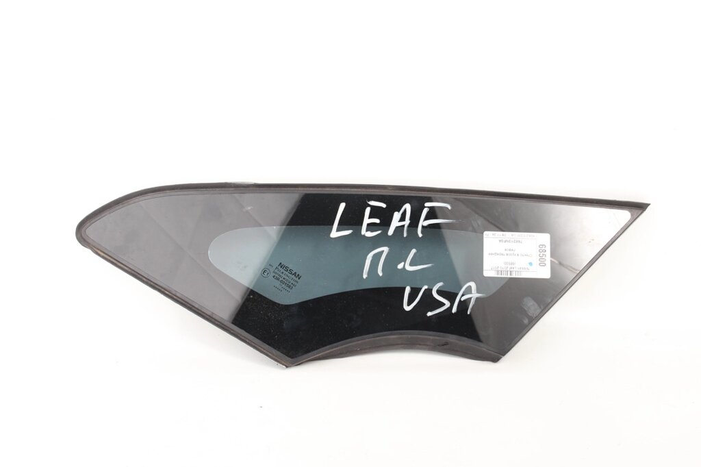 Скло в кузов переднє ліве Nissan Leaf 2010-2017 768213NF0A (68500) дефект гумки від компанії Автозапчастини б/в для японських автомобілів - вибирайте Razborka6062 - фото 1