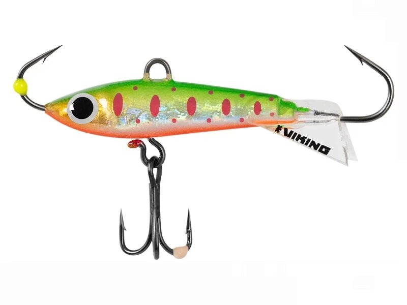 Балансир Viking Fishing Yeti Ice Jig 30mm 5.0g #27 Trout Green