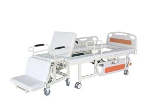 Медичне функціональне електроліжко W01. Вбудоване інвалідне крісло. Ліжко з туалетом.