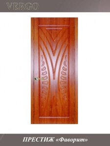 Двері міжкімнатні фрезеровані з масиву МДФ серії "Престиж" компанії "Верги"