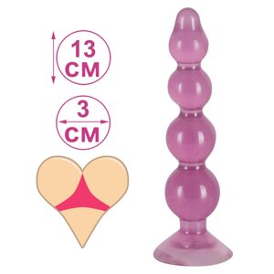 Анальна пробка кульки різного діаметру з присосками анальні намисто You2Toys Anal Beads