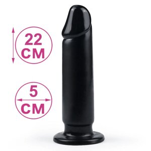 Великий анальний затор фалоімітатор для фістингу 23x5 см Lovetoy King Sized Anal Dildo