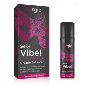 Рідкий вібратор гель підсилювач оргазму для жінок orgie sexy vibe! intense orgasm