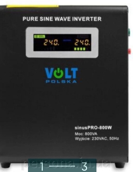 Джерело безперебійного живлення: VOLT Sinus Pro 800W 12V. від компанії Інтернет магазин - Persona.in. ua - фото 1