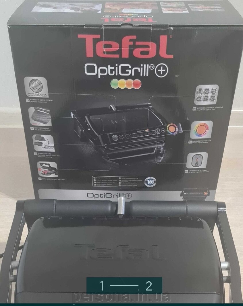 Електро-Гриль притискний: Tefal OptiGrill + GC712834 від компанії Інтернет магазин - Persona.in. ua - фото 1