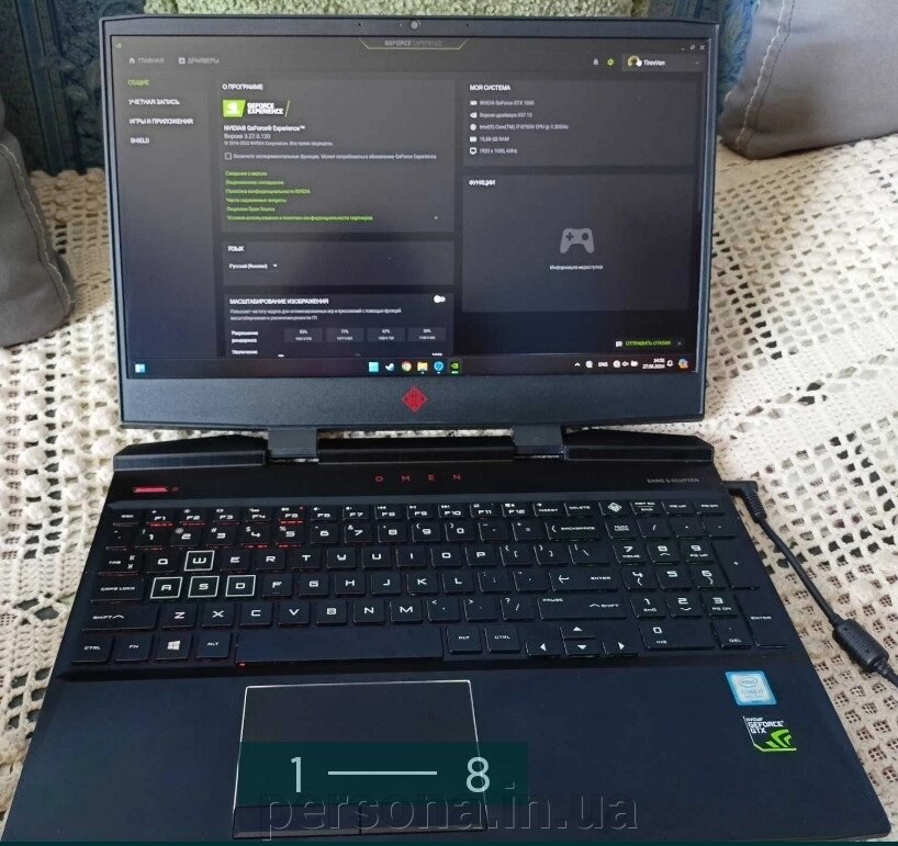 Ігровий Ноутбук: HP Omen 15- DC0051NR / i7-8750H / GTX1060 / 26Gb. RAM. від компанії Інтернет магазин - Persona.in. ua - фото 1
