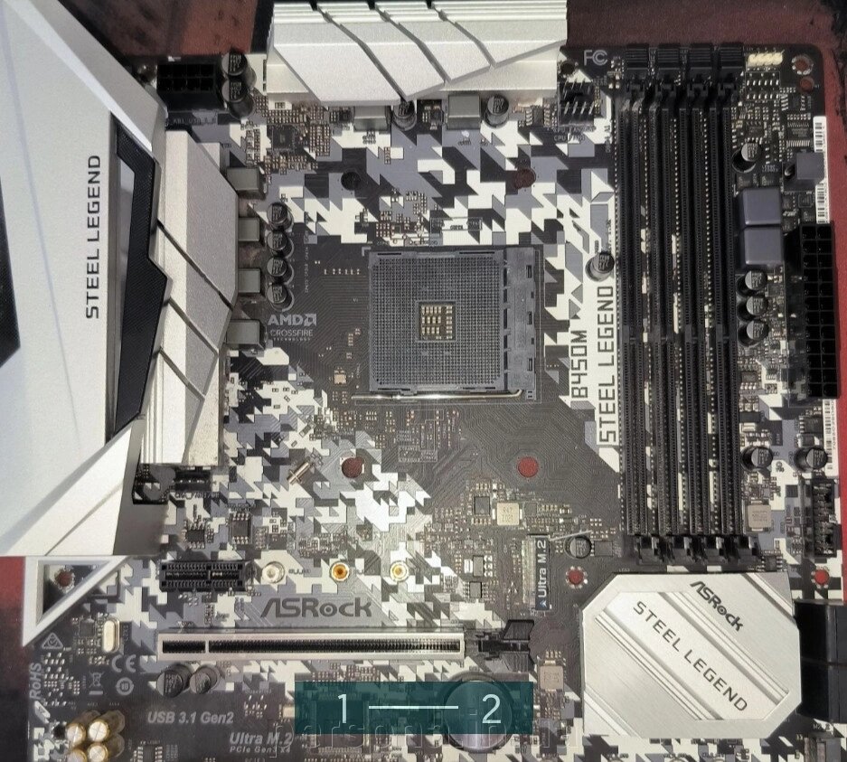 Материнська плата: ASROCK B450M Steel Legend. від компанії Інтернет магазин - Persona.in. ua - фото 1