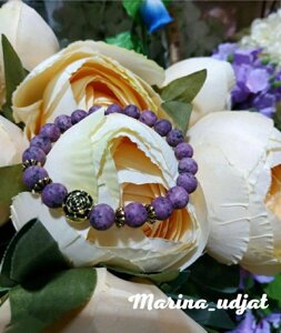 Браслет із натурального каменю Агат. Авторські. Ручна робота.