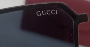 Брендові стильні чоловічі окуляри чорні в чорній метал оправі.