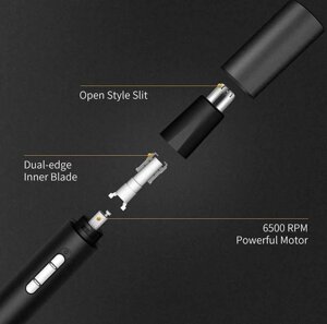 Тример для носа та вух бороди Electric Nose Hair Trimmer (Model 3029).
