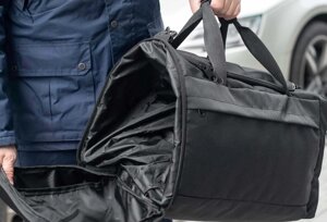 Дорожня спортивна сумка з відділом взуття на 53л TRIUMF Black.