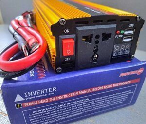 Інвертор Перетворювач напруги 24V/220V Інвертор 2000W.