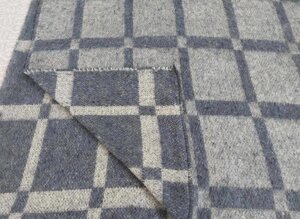Ковдра напіввовняна клітка Одеяло полушерстяное 140*205.