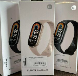 Фітнес-браслет: Mi Smart Band 8 Champagne Gold Black Global.