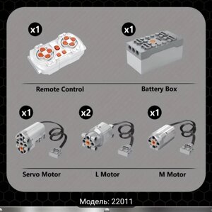 Конструктор Велика вантажівка з вантажним краном з пультом на радіок.