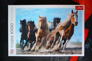 Пазли дитячі Коні 1000 шт. 683х480