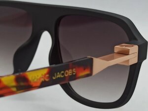 Брендові дуже гарні окуляри унісекс чорні дужки тигрові градієнт