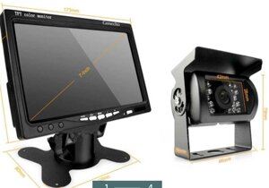 Комплект! Камера заднього огляду, з монітором.