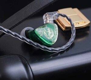 TANGZU WAN'ER SG] Jade Green/ якісні та красиві навушники +12 амбушюр.